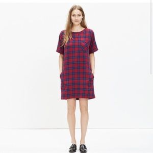 Madewell plaid dress in perfect condition!